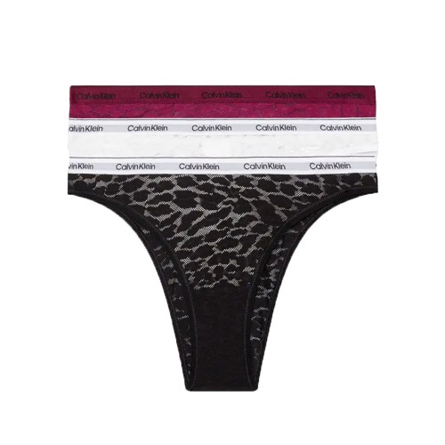 Calvin Klein Γυναικείο εσώρουχο Lace Brazilian Briefs 3-Pairs
